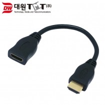 [DWG-HMF-0.2M] HDMI 2.0 연장 젠더 케이블 0.2M