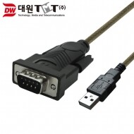 [DW-URS01] USB2.0 to RS232 변환 케이블 1.5M